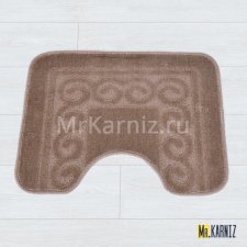 Коврик в туалет ТН коричневый