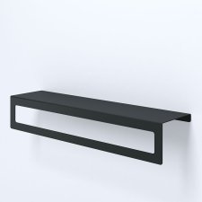 Вешалка держатель для полотенец в ванную комнату 50x12x9 Черный
