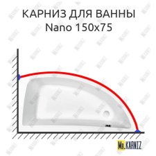 Карниз для ванны Cersanit Nano 150х75 Усиленный 20 мм MrKARNIZ